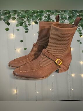 CHIKO Valerie Square-Toe Block-Heel Ankle Boot